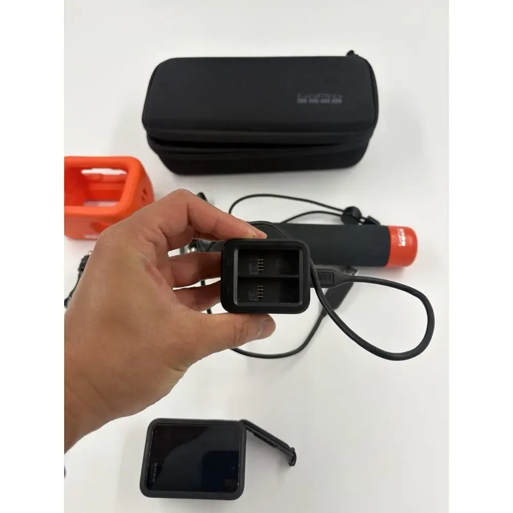 GoPro HERO9 Black Camera Bundle Screen Protectors Dual Charger
